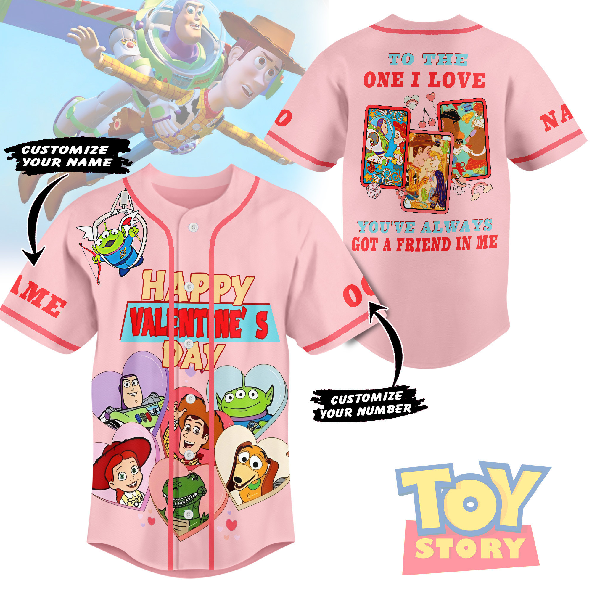 Premium Toy Story Custom Jersey Thy - Latakids