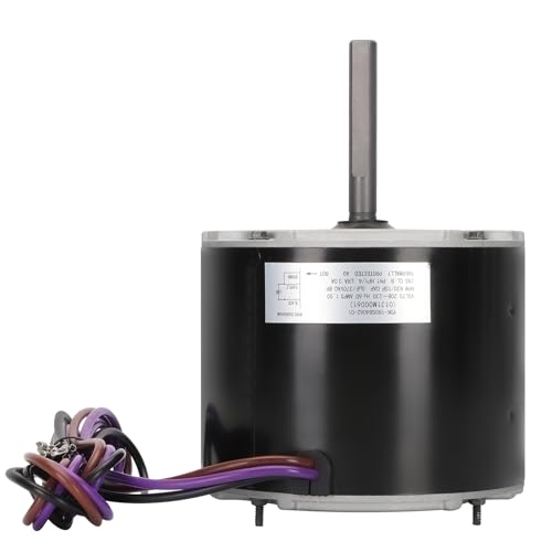 0131M00061SP 1/4 Hp Condenser Fan Motor Replaces Goodman 0131M00061SP YDK-180S84062-01 Zongshan Broad-Ocean 830 RPM 1-Speed 208/230 Volts