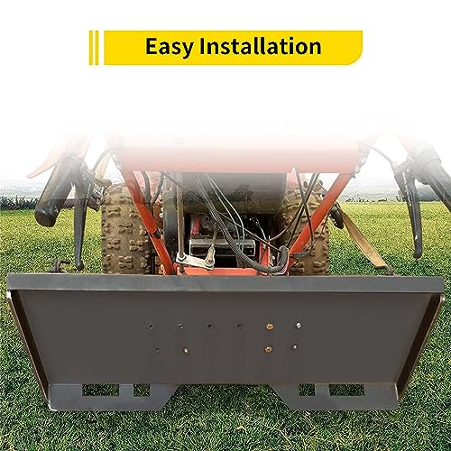 1/2" Skid Steer Mount Plate Quick Tach Attachment Loader Plate Compatible with Bobcat Kubota