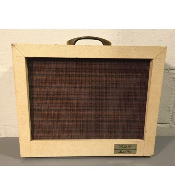 1965 Kay Electric Guitar Amplifier. Model 703. 1×8??. Made in USA.