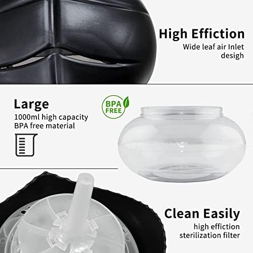 2-Pack Air Purifier - Water Air Purifiers Water Based Air Revitalizer Air Cleaner  Air Freshener with 7 LED Color Changing Mood Light for Home  Office  Room