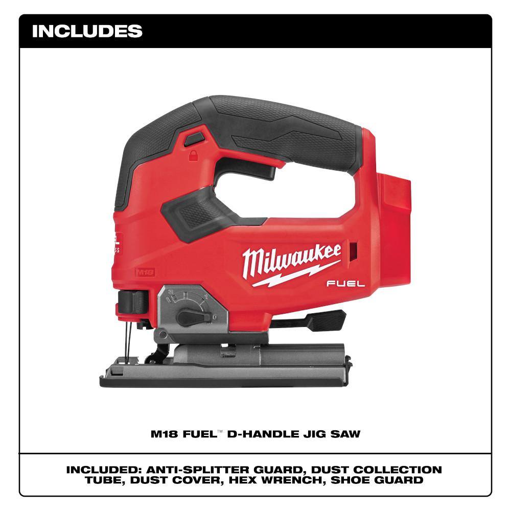 2737-20 M18 FUEL 18V Lithium-Ion Brushless Cordless Jig Saw (Tool-Only)