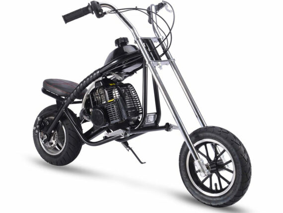 49Cc 2-Stroke Gas Dirt Bike, Max Speed 25Mph, Gas Mini Chopper