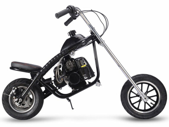 49Cc 2-Stroke Gas Dirt Bike, Max Speed 25Mph, Gas Mini Chopper