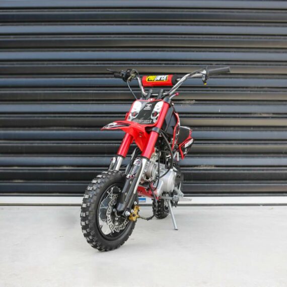 50cc Petrol Powered 4-Stroke Kids Dirt Bike - Red