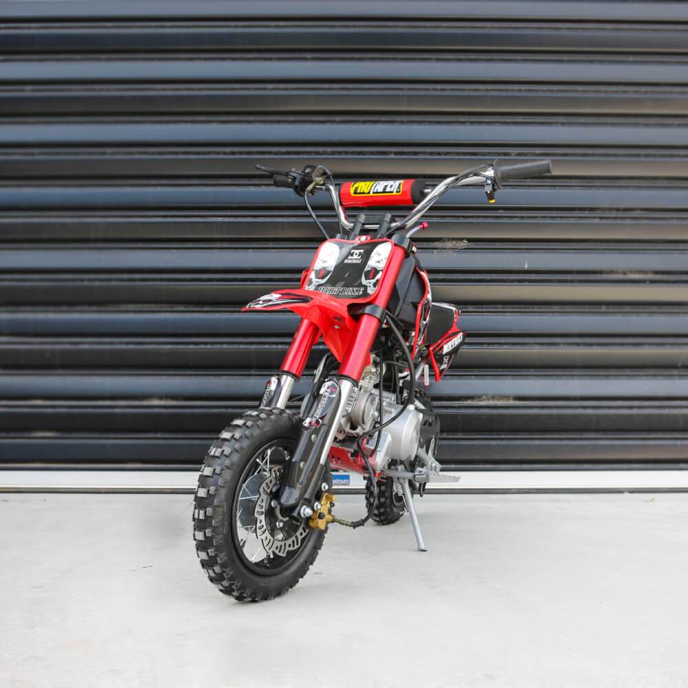 50cc Petrol Powered 4-Stroke Kids Dirt Bike - Red