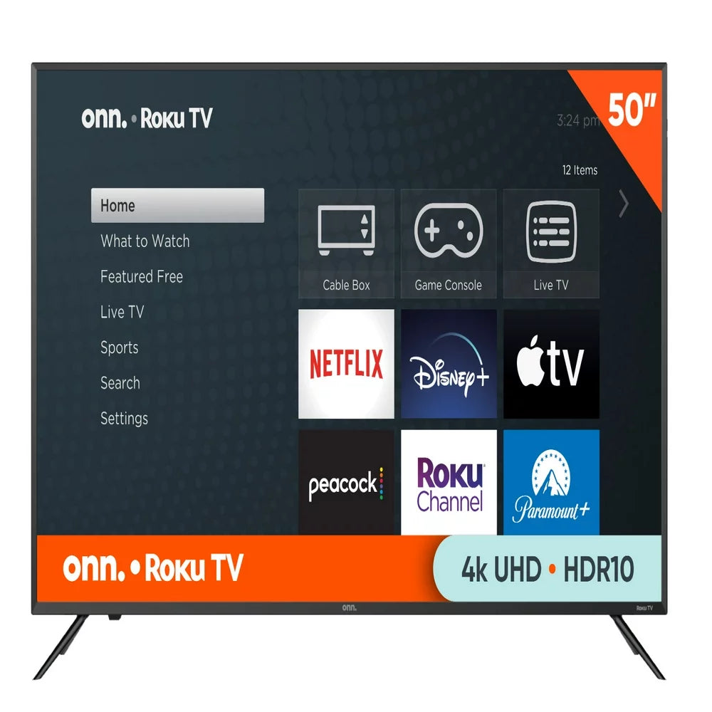 50" Class 4K UHD (2160P) LED Roku Smart TV HDR