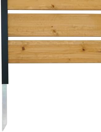 60.5in H x 38.625in W (1 Panel) No Dig Enclo Concord Cedar Wood Privacy Screen  Great to Hide Trash Cans  Decorative Patio Privacy Screen  Outdoor Privacy Fence Panel  Air Conditioner Fence  EC18022