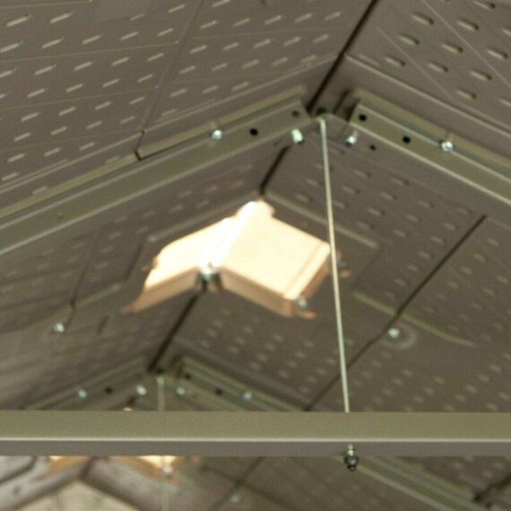 8 ft. W x 12.5 ft. D Plastic Storage Shed