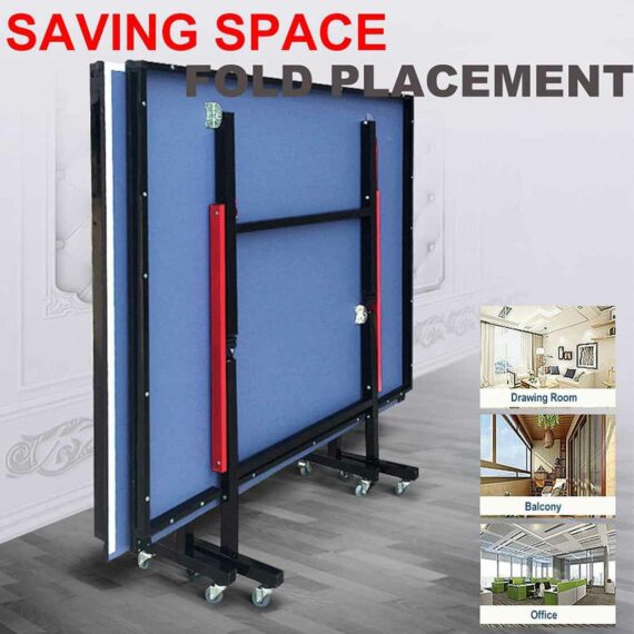 9FT Professional Foldable Portable Modern Ping Pong Tennis Table