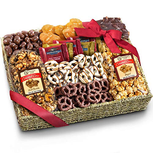 A Gift Inside Chocolate  Caramel and Crunch Grand Gift Basket