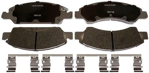 ACDelco Silver 14D1367CH Ceramic Front Disc Brake Pad Set with Hardware