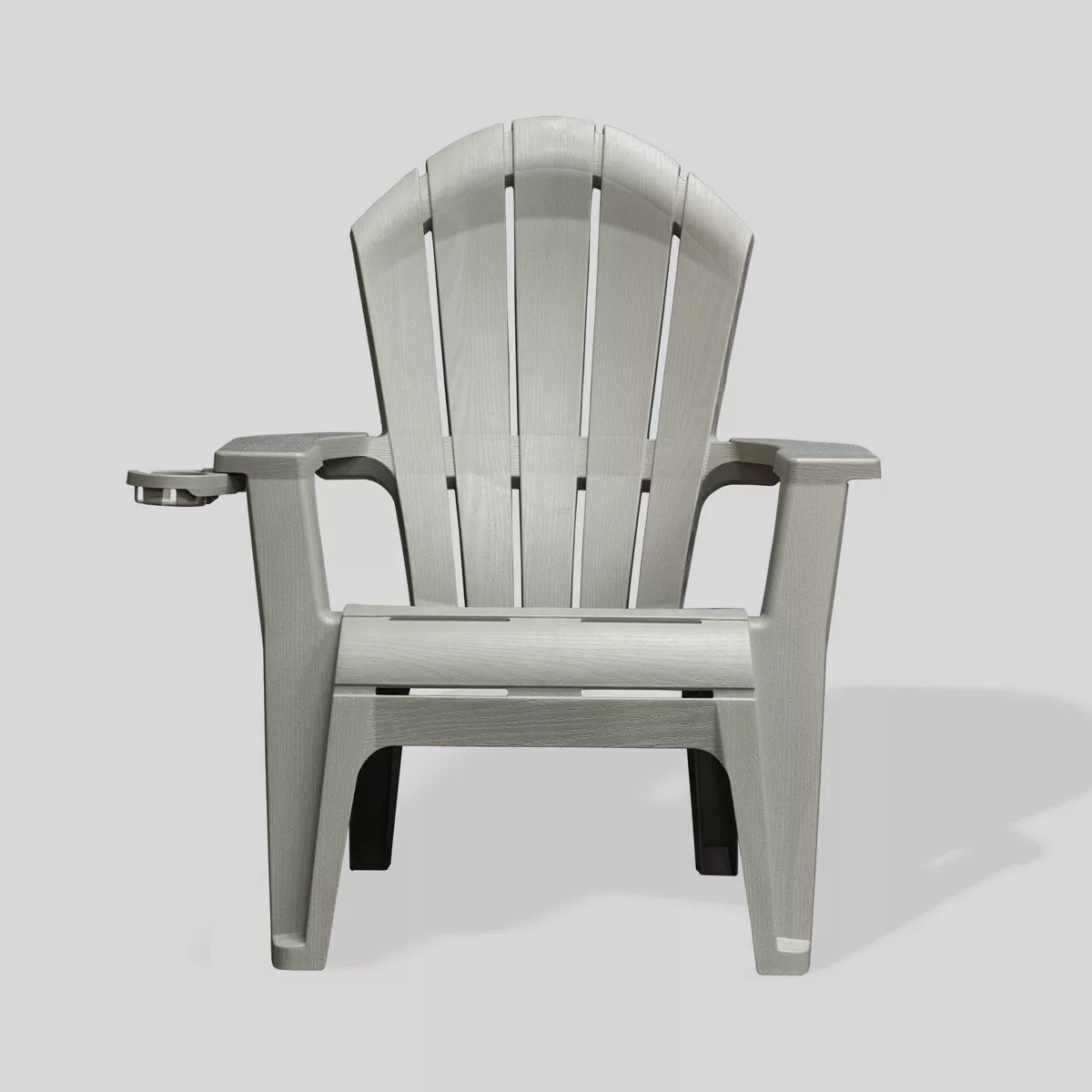Adams Manufacturing Deluxe RealComfort Outdoor Patio Chairs, Adirondack Chairs - Gray
