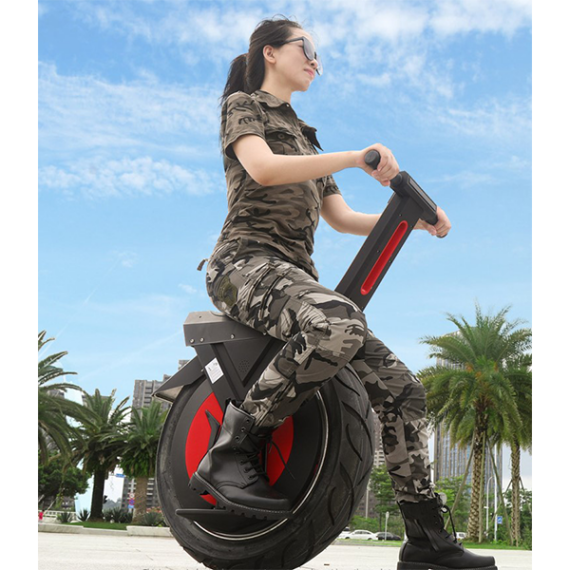 Adults One Wheel Power Unicycle Scooter With Lithium Battery 60V 500W Self Balancing Electric Motor Scooter