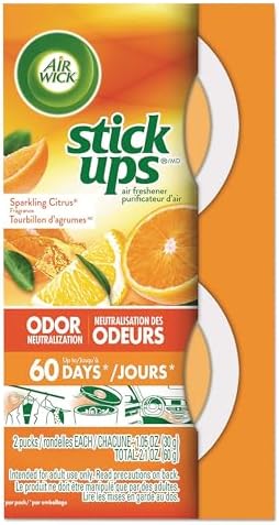 Air Wick Stick Ups Air Freshener Sparkling Citrus 2ct