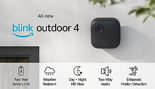 All-new Blink Outdoor 4 (4th Gen) – Wire-free Smart Security Camera, Two-Year Battery Life