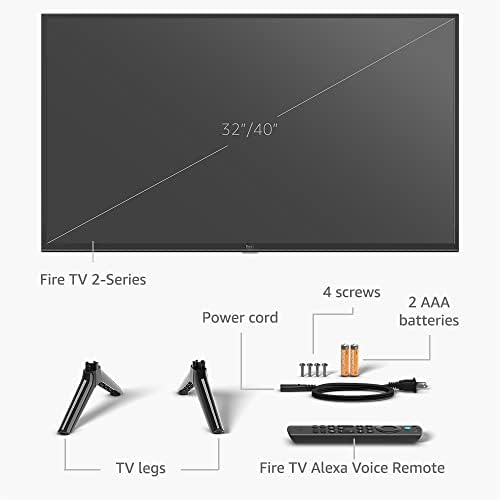 Amazon Fire TV 40" 2-Series HD smart TV with Fire TV Alexa Voice Remote  stream live TV without cable