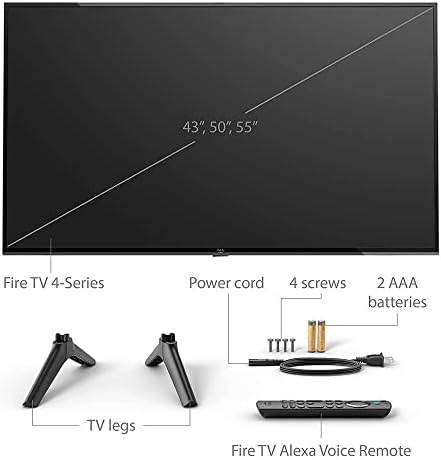 Amazon Fire TV 50" 4-Series 4K UHD smart TV with Fire TV Alexa Voice Remote stream live TV without cable
