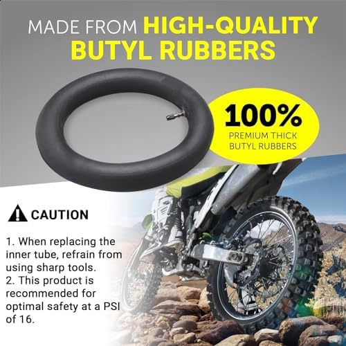 AR-PRO (2-Pack) 2.50/2.75-10 Dirt Bike Replacement Inner Tubes Heavy Duty|Compatible with Honda Crf50 /Xr50  Razor MX650 / MX500  Suzuki DRZ70 / JR50  Yamaha PW50