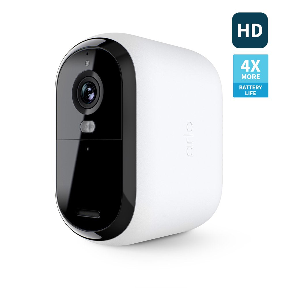 Arlo Essential XL Wireless Outdoor Security Camera, 1080p HD, 4X Battery, Spotlight, Siren, Color Night Vision, Weather Resistant