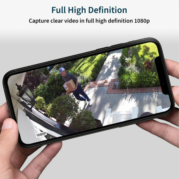 Arlo Essential XL Wireless Outdoor Security Camera, 1080p HD, 4X Battery, Spotlight, Siren, Color Night Vision, Weather Resistant