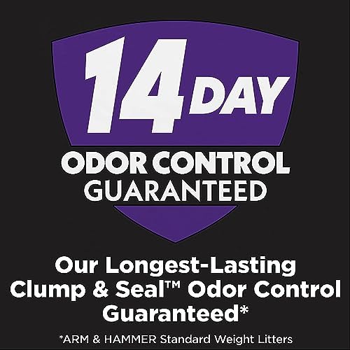 Arm Hammer SLIDE Platinum Multi-Cat Easy Clean-Up Clumping Cat Litter  14 Days of Odor Control 18 lb