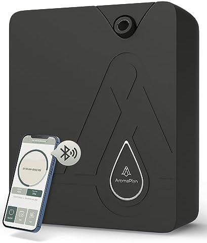AromaPlan 2024 Upgraded Bluetooth Smart Scent Air Machine for Home  Hotel  Spa  Office– Cold Technology  Hotel Collection Diffuser  Waterless Whole House  Black