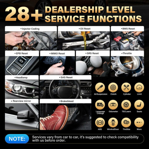 Autel MK808S Car Diagnostic Tool, 2023 Model, Bi-Directional Control, 28+ Resets, All System Scan, 5X Faster Processor