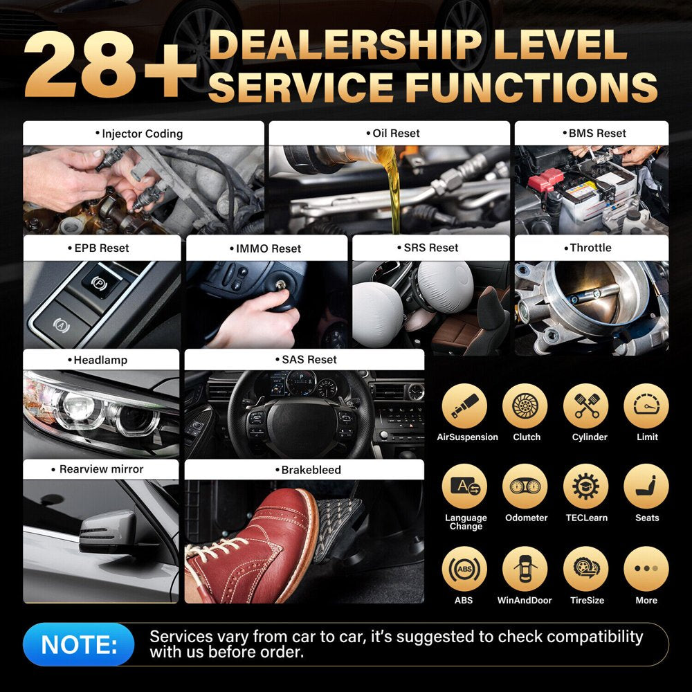 Autel MK808S Car Diagnostic Tool, 2023 Model, Bi-Directional Control, 28+ Resets, All System Scan, 5X Faster Processor