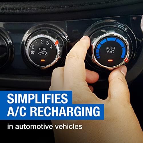 Auto Air Conditioning R-134A Refrigerant Recharge Kit – 18 OZ (InterDynamics)