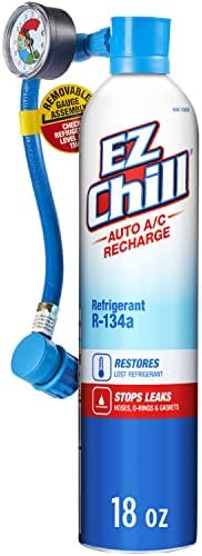 Auto Air Conditioning R-134A Refrigerant Recharge Kit - 18 OZ (InterDynamics)
