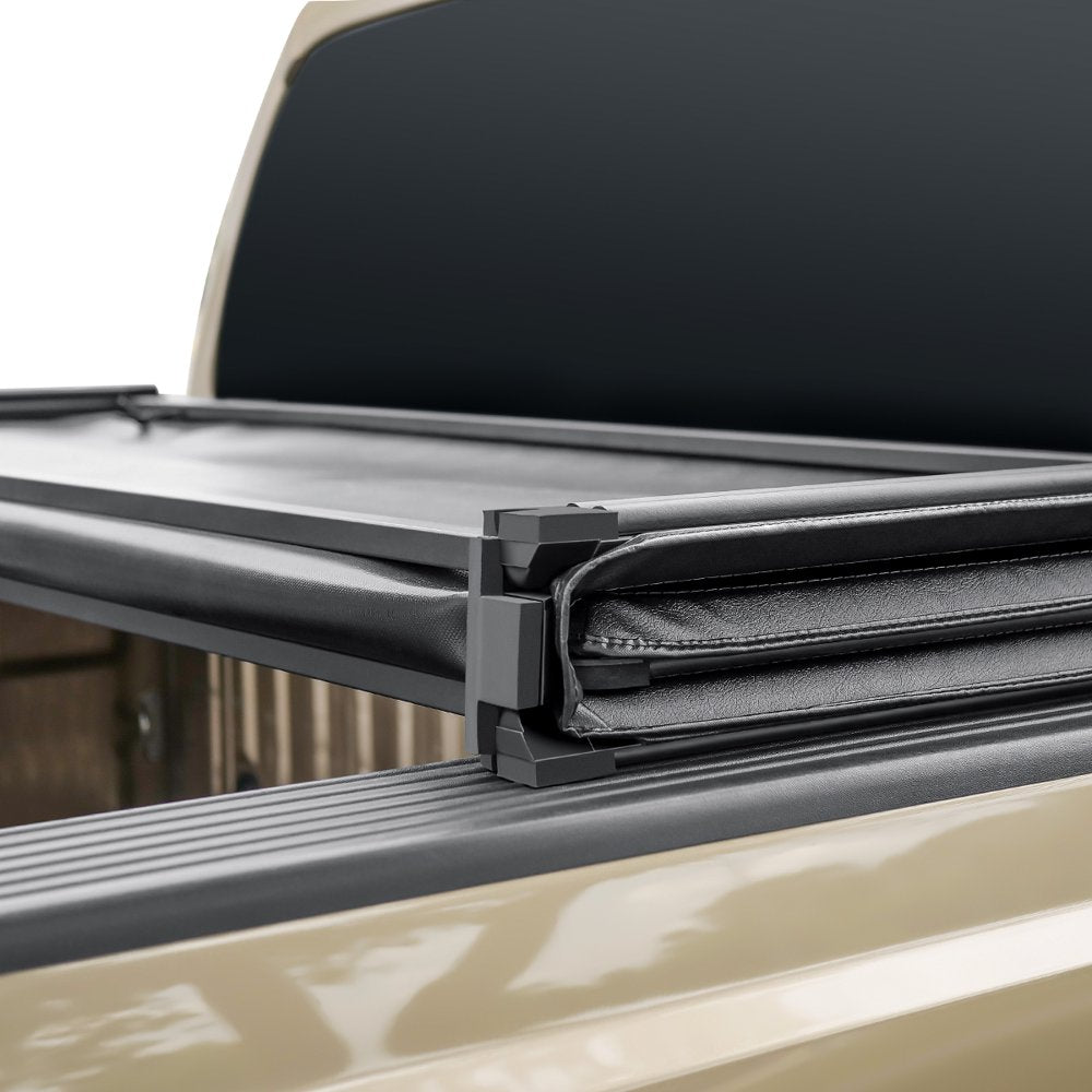 Auto Drive Soft Tri-Fold Tonneau Cover for Dodge Ram 1500/2500/3500 8Ft Bed (02-23) - UV-Resistant Vinyl