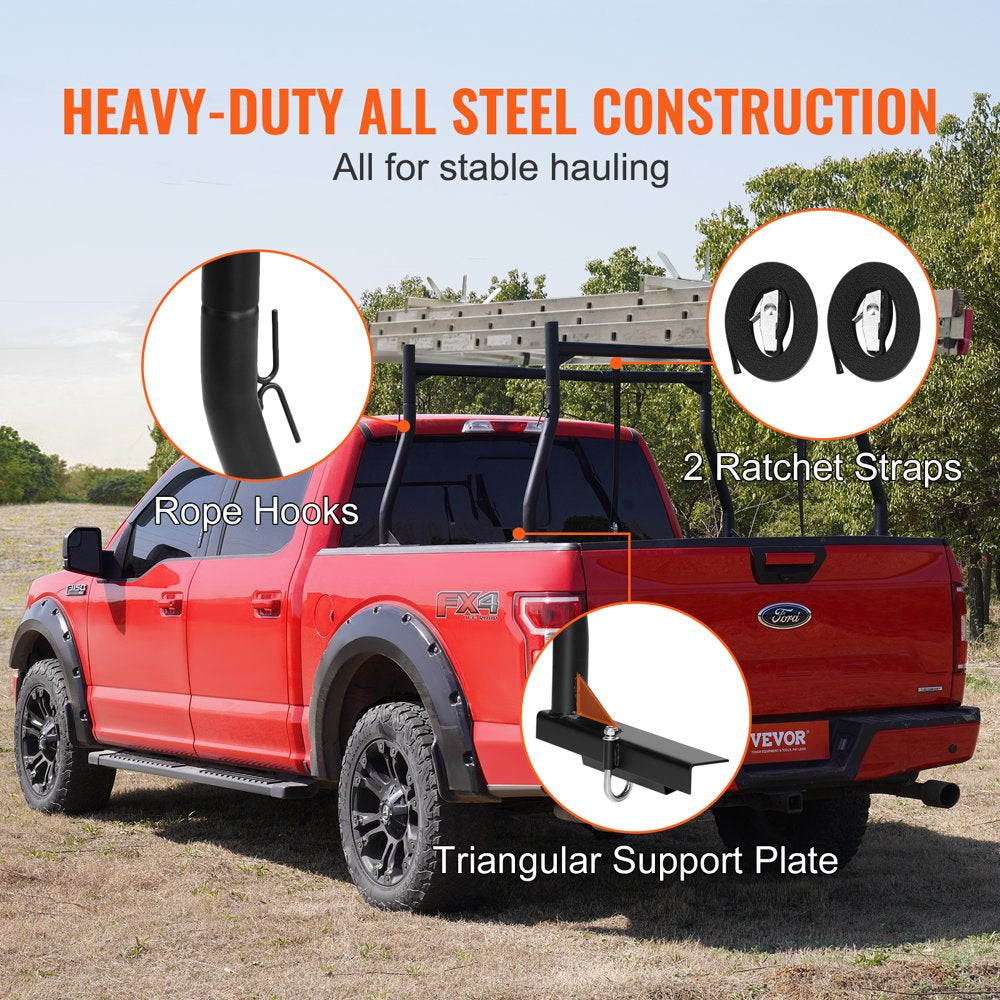 BENTISM Adjustable Truck Rack 800lbs Capacity, 46"-71" Width, Alloy Steel, Rust-Proof, Fits Most Trucks