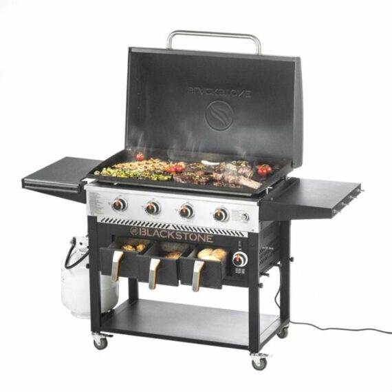 Blackstone 4-Burner 36" Griddle with Air Fryer and Hood