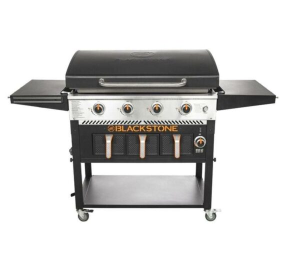 Blackstone 4-Burner 36" Griddle with Air Fryer and Hood