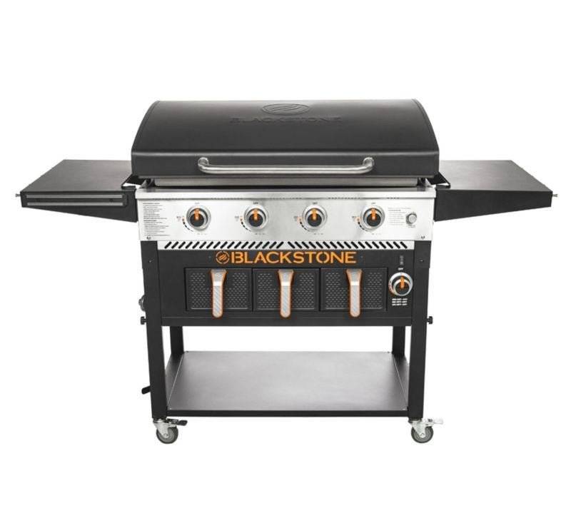 Blackstone 4-Burner 36" Griddle with Air Fryer and Hood