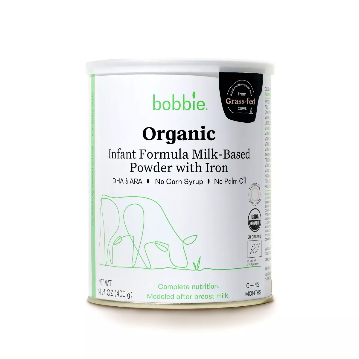 Bobbie Baby Organic Powder Infant Formula - 14oz