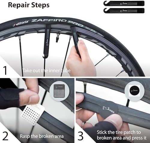 BONE Portable Bike Repair Capsule  14-in-1 Bicycle Repair Tool Kit  Mountain/Road Bike maintenance with Tire Pump & Wrench Tool Kit  Bike Accessories for Cycling  Emergency Bike Repair Bag