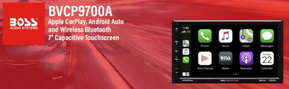 BOSS Audio BVCP9700A 7" Touchscreen Car Stereo with Apple CarPlay & Android Auto