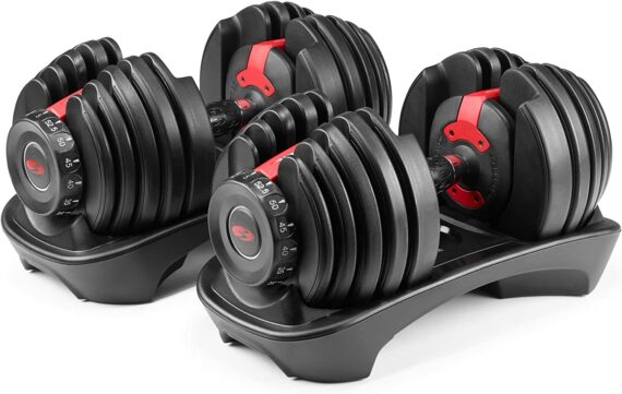 Bowflex SelectTech 552 Adjustable Dumbbells (Pair) Medium