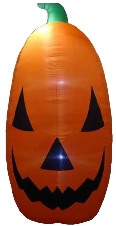 Brand 12' Extra Bright Inflatable Jack-O-Lantern, Self-Inflating, Weather-Resistant, Halloween Decor