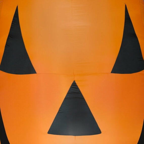 Brand 12' Extra Bright Inflatable Jack-O-Lantern, Self-Inflating, Weather-Resistant, Halloween Decor