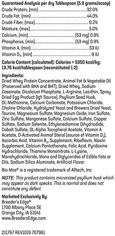 Breeder’s Edge Foster Care Feline – Powdered Milk Replacer – for Kittens & Cats – 4.5 LB