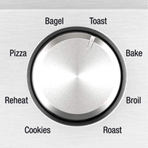 Breville the Mini Smart Oven®  Electric Countertop Toaster Oven  Small Portable Oven  BOV450XL  Brushed Stainless Steel