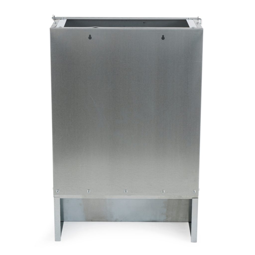 Brower 2 Door Hog Supplement Feeder, 3.7 Bushels, Weather-Resistant, Alloy Steel, Feeds 8 Hogs