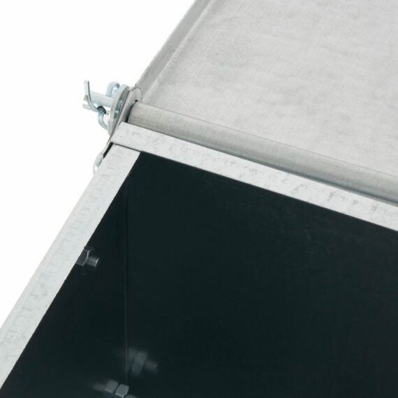 Brower 2 Door Hog Supplement Feeder, 3.7 Bushels, Weather-Resistant, Alloy Steel, Feeds 8 Hogs