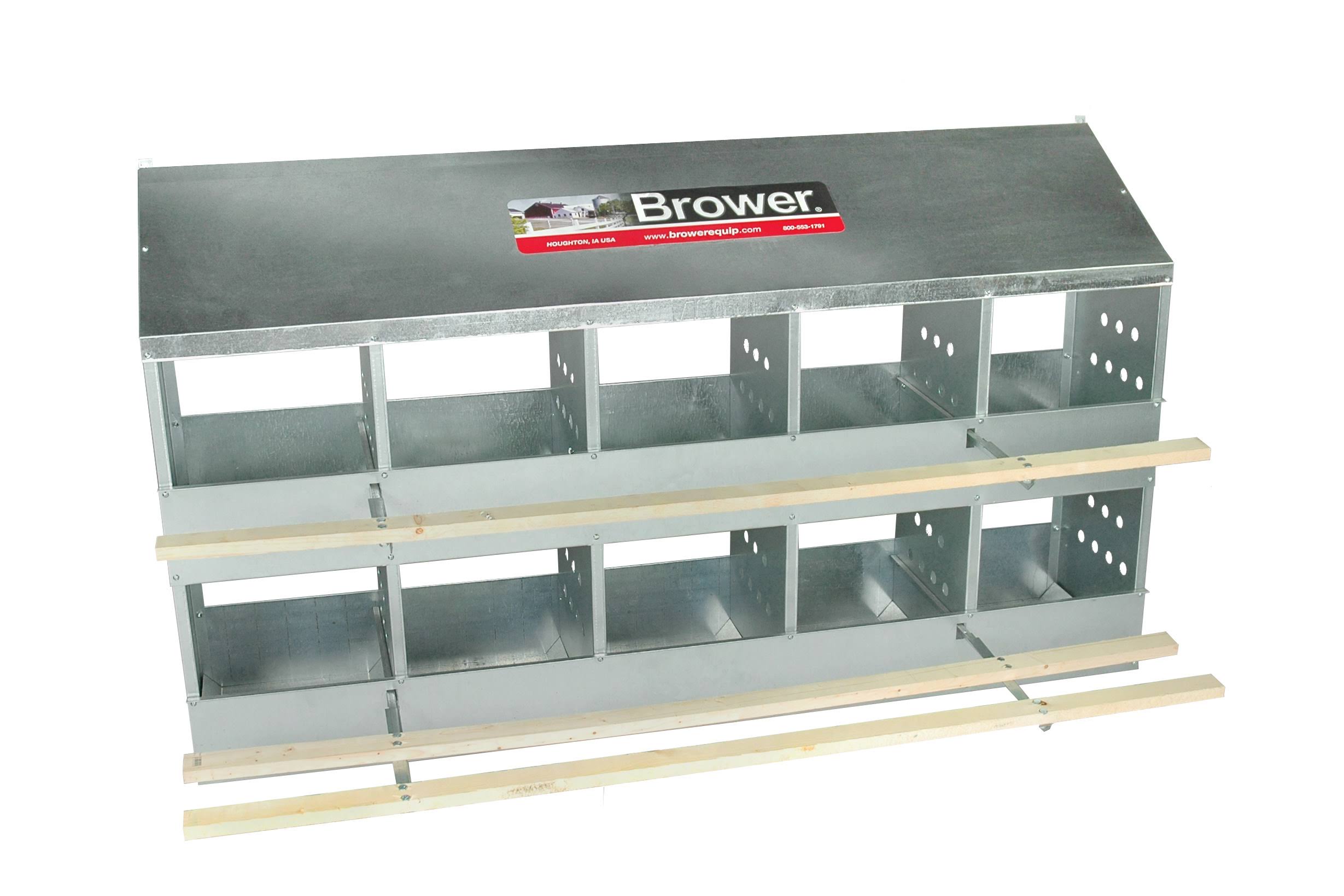 Brower 410b 10-Hole Poultry Nest