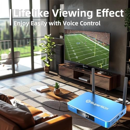 Bundle Box S 5 M A X 2024 Pack 1 Voice 1 Full Keyboard Remote 2 HDMI Tf Card Memory Stick LED Light Strip (Easy Detailed Install Instructions by Seller Phone Support Included