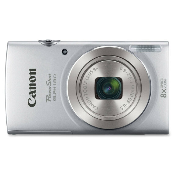 Canon PowerShot ELPH 180 20.0 MP Compact Digital Camera – 720p – Silver