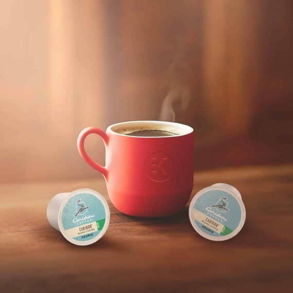 Caribou Coffee Decaf K-Cup Pods, Medium Roast, 96 Count - Rainforest Alliance Certified